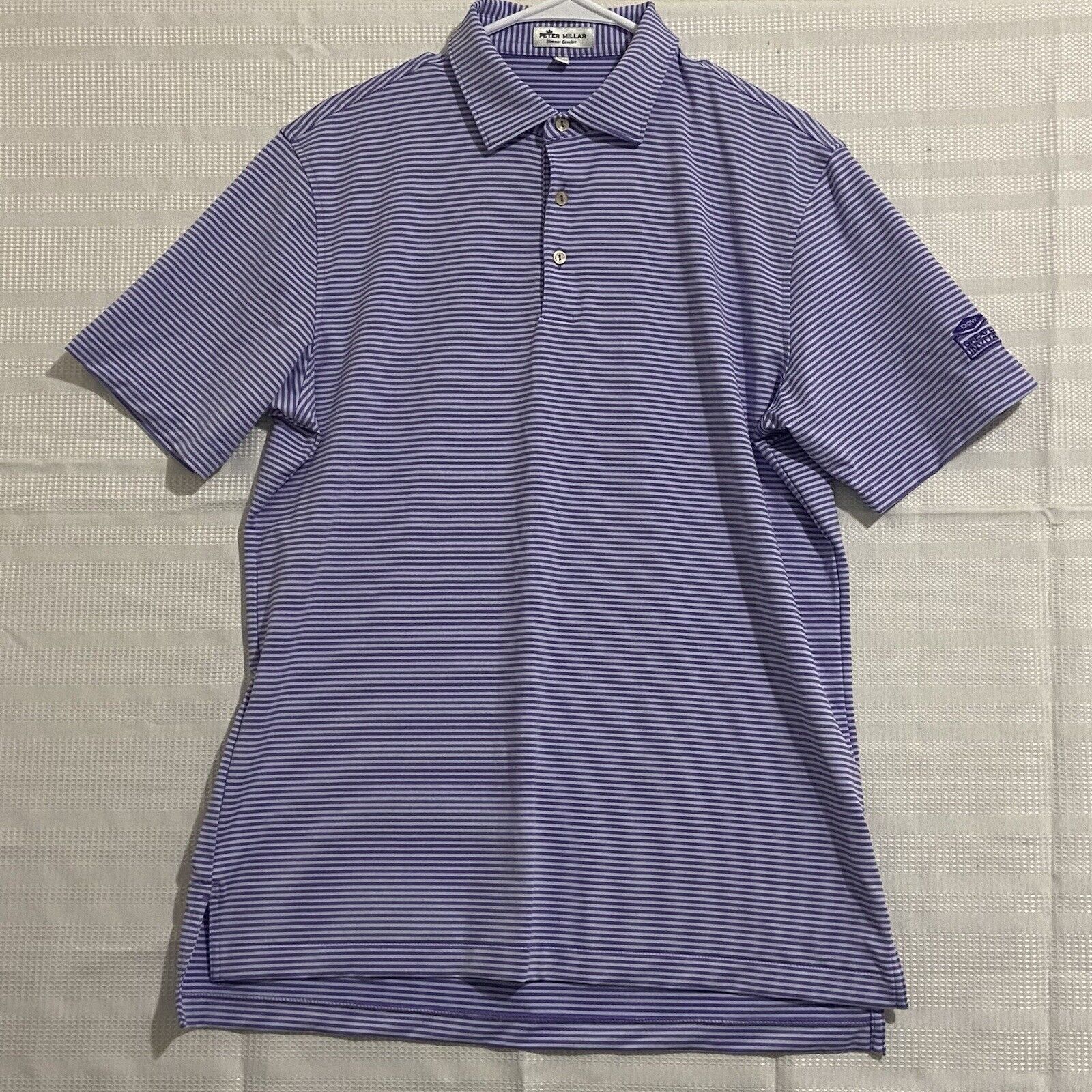 Peter Millar Summer Comfort Golf Shirt Mens Mdium Great Lakes Bay Invitational